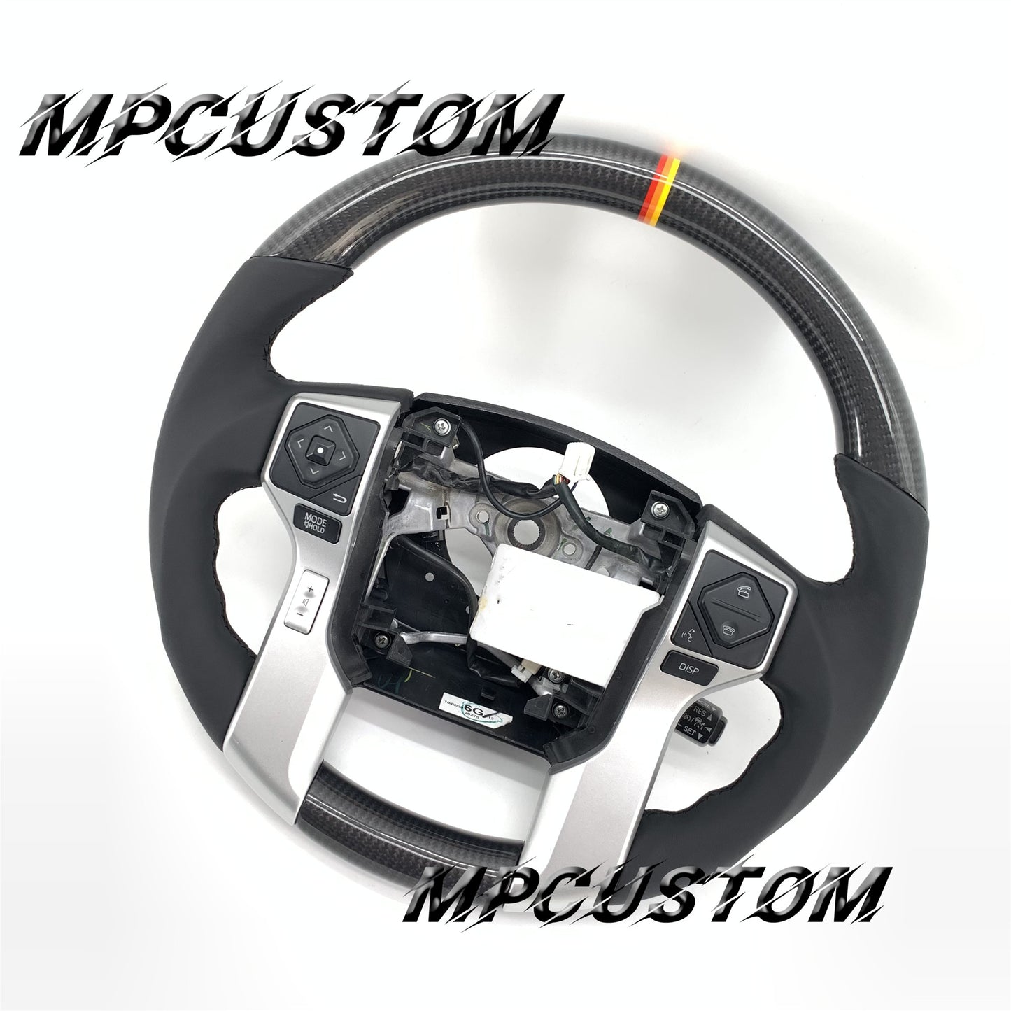 Mpcustom for Toyota Tundra 2014-2020 carbon fiber steering wheel gloss and round top