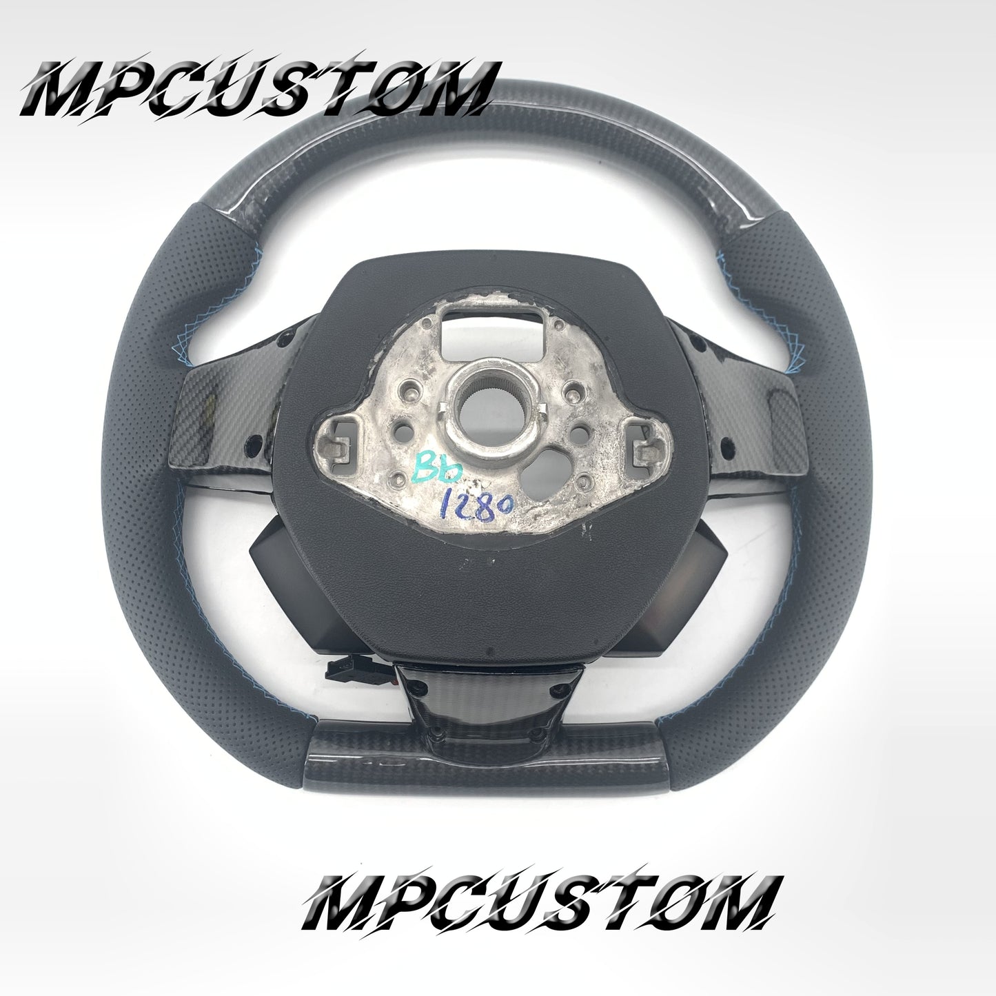 Mpcustom for Lamborghini Huracan 2014-2021 carbon fiber steering wheel gloss