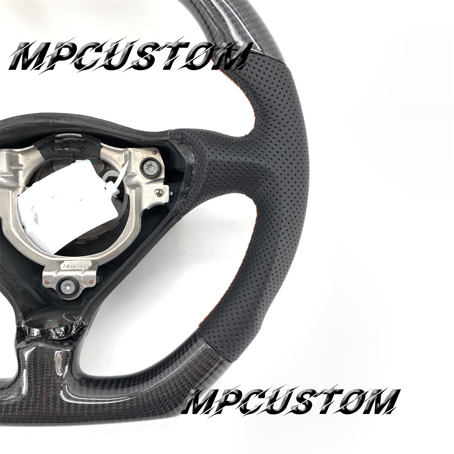Mpcustom for Porsche 996 carbon fiber steering wheel gloss carbon fiber