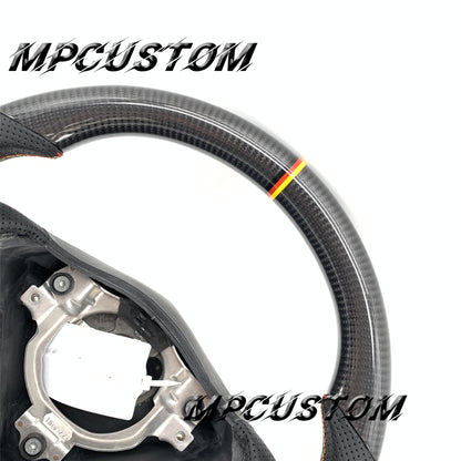 Mpcustom for Porsche 996 carbon fiber steering wheel gloss carbon fiber