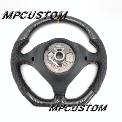 Mpcustom for Porsche 996 carbon fiber steering wheel gloss carbon fiber