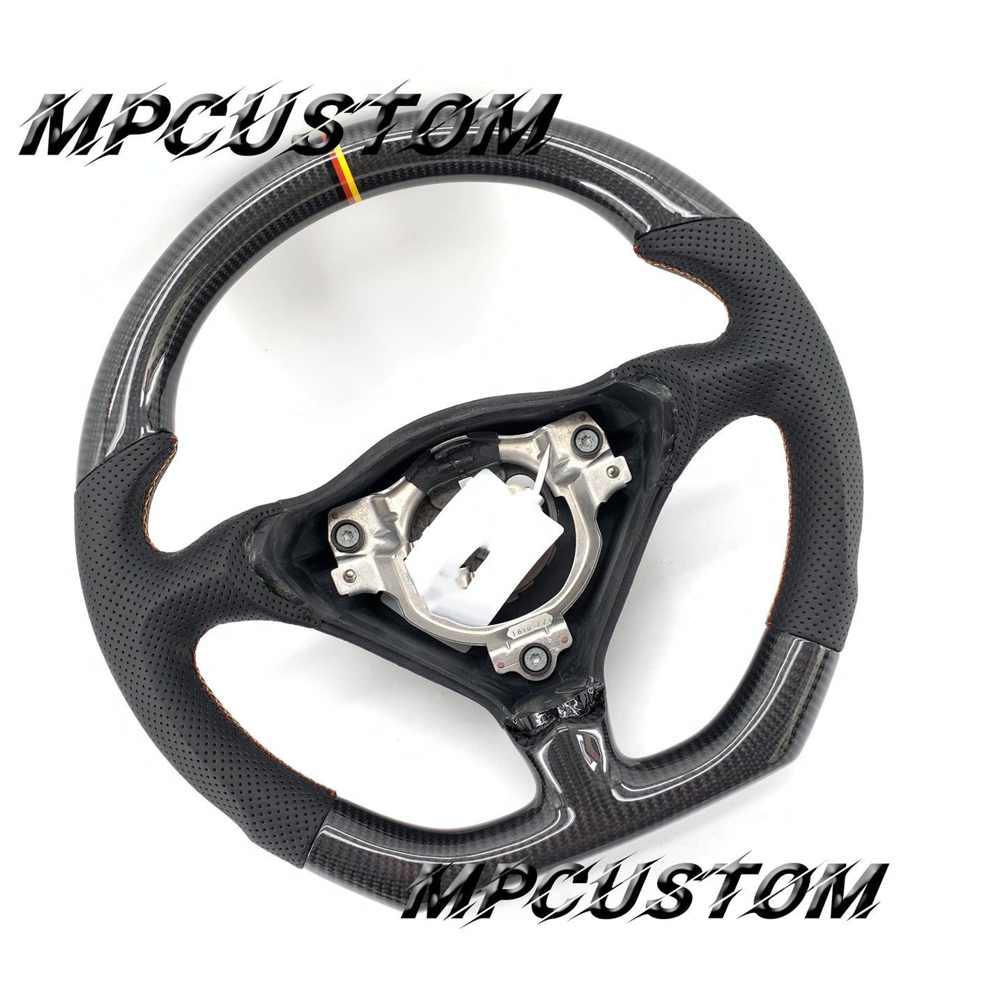 Mpcustom for Porsche 996 carbon fiber steering wheel flat bottom