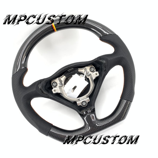 Mpcustom for Porsche 996 carbon fiber steering wheel flat bottom