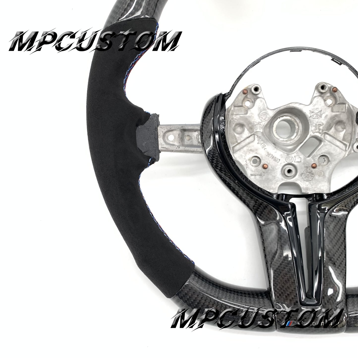 Mpcustom for BMW 5 series F10/F11 carbon fiber steering wheel Alcantara