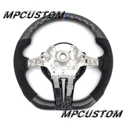 Mpcustom for BMW 5 series F10/F11 carbon fiber steering wheel Alcantara