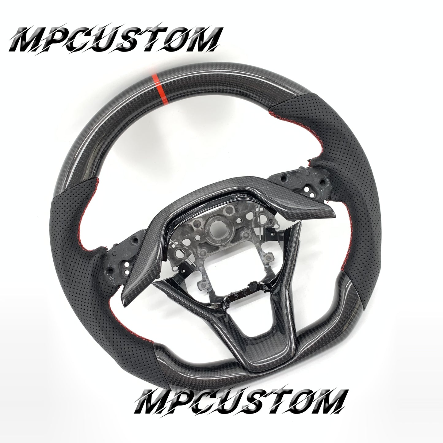 Mpcustom for Honda 10th gen Accord 2018-2022 carbon fiber steering wheel round top