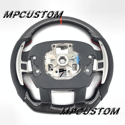 Mpcustom for Ford F150 carbon fiber steering wheel round top