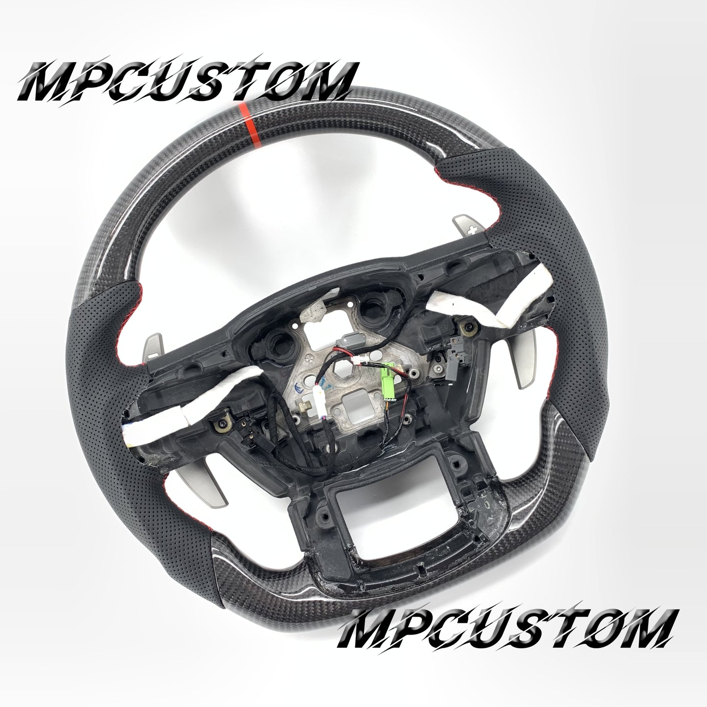 Mpcustom for Ford F150 carbon fiber steering wheel round top