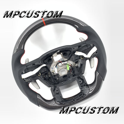 Mpcustom for Ford F150 carbon fiber steering wheel round top