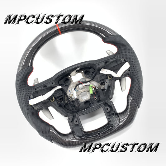 Mpcustom for Ford F150 carbon fiber steering wheel round top