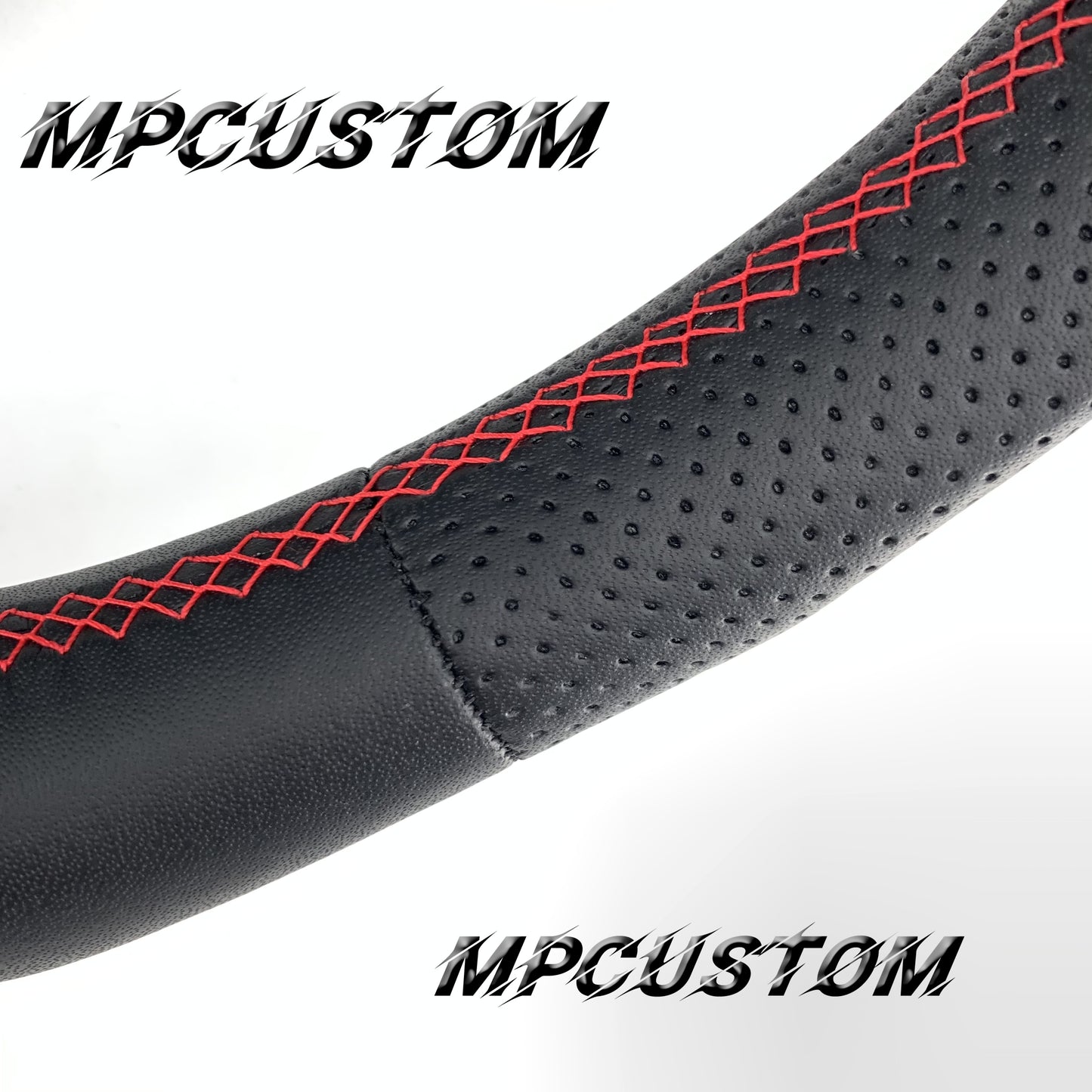 Mpcustom for Porsche 996 carbon fiber steering wheel perforated leather