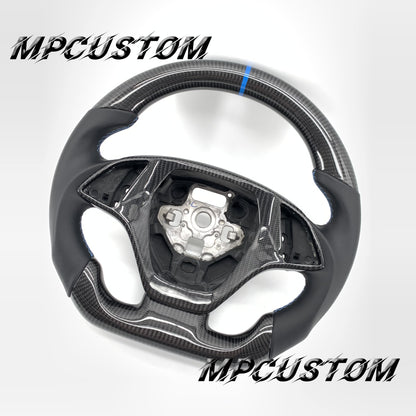 Mpcustom for Chevrolet Corvette C7 2014-2019 carbon fiber steering wheel smooth