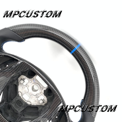 Mpcustom for Chevrolet Corvette C7 2014-2019 carbon fiber steering wheel smooth