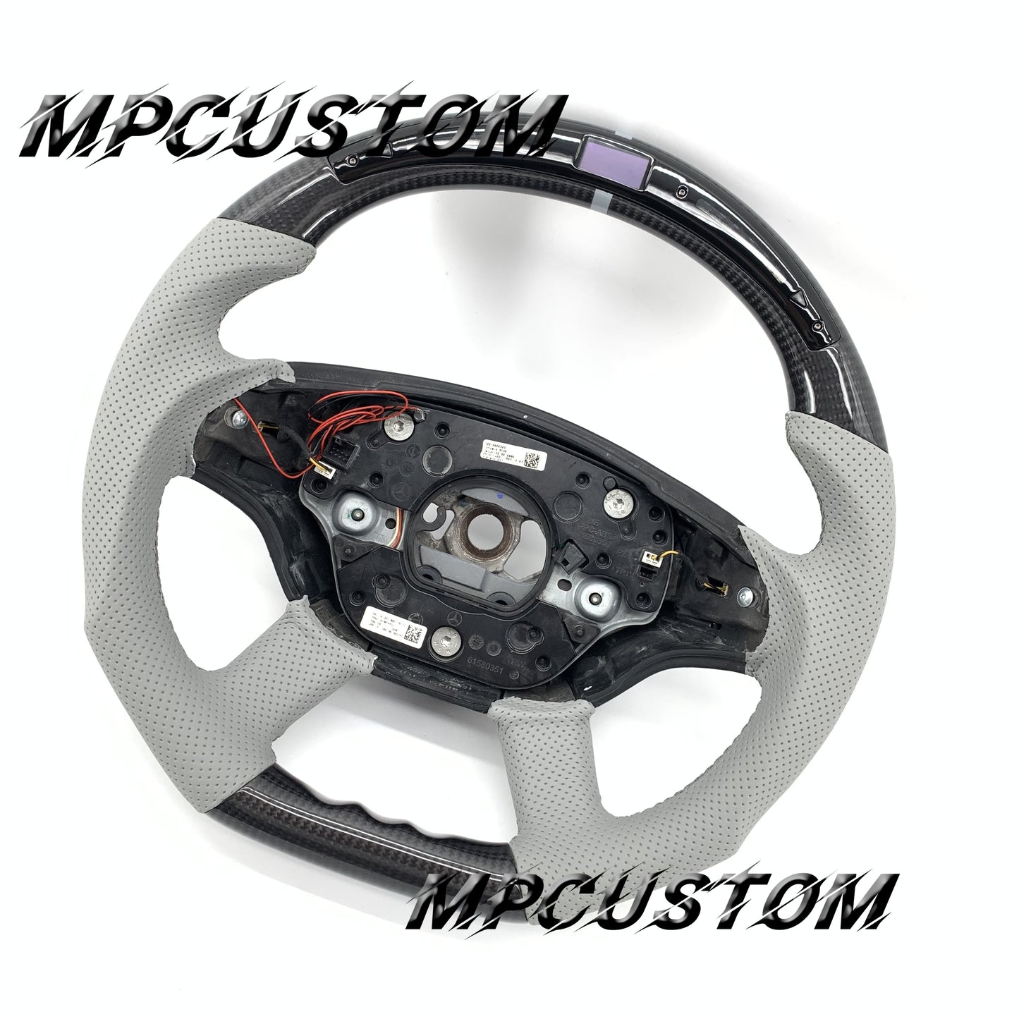 Mpcustom for Mercedes Benz s550 2007-2013 carbon fiber steering wheel gloss