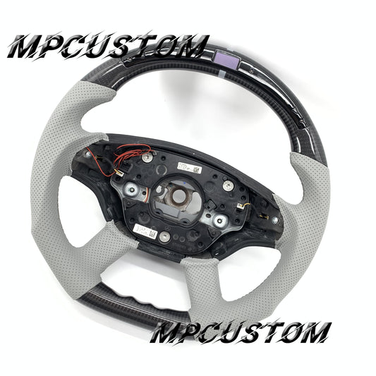 Mpcustom for Mercedes Benz s550 2007-2013 carbon fiber steering wheel gloss