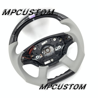 Mpcustom for Mercedes Benz s550 2007-2013 carbon fiber steering wheel led
