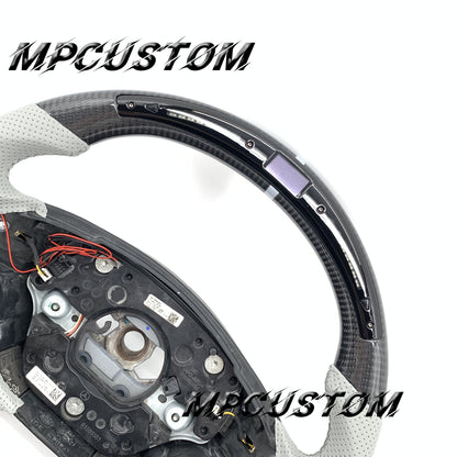 Mpcustom for Mercedes Benz s550 2007-2013 carbon fiber steering wheel gloss
