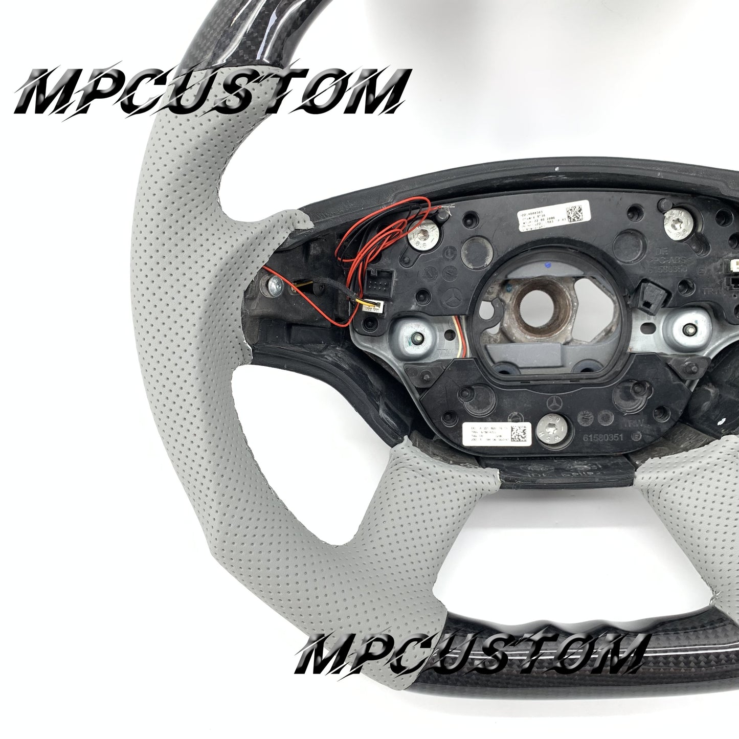 Mpcustom for Mercedes Benz s550 2007-2013 carbon fiber steering wheel gloss