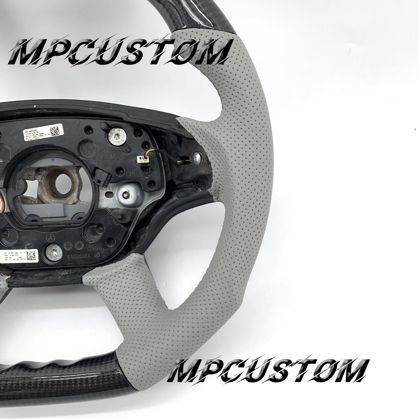 Mpcustom for Mercedes Benz s550 2007-2013 carbon fiber steering wheel gloss