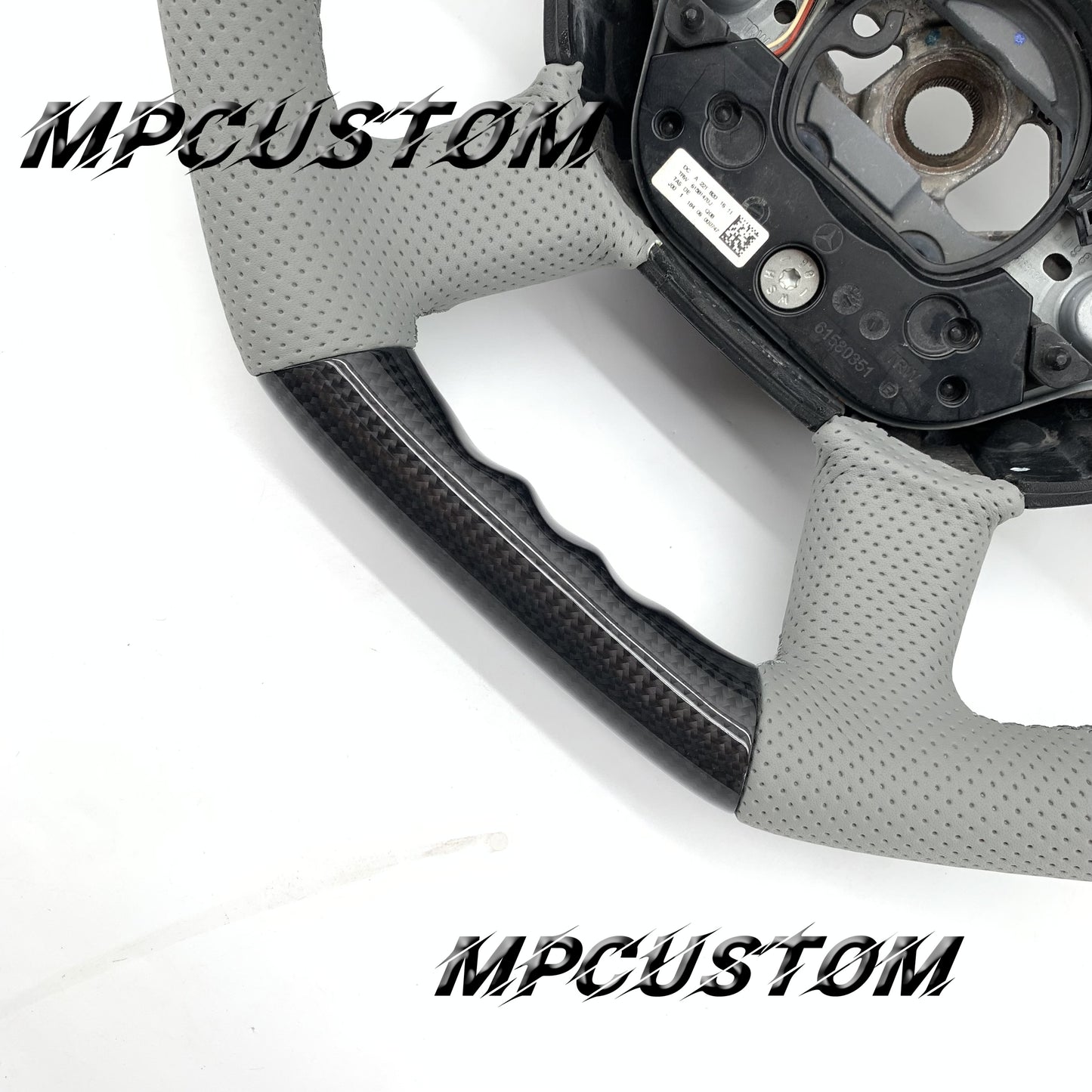 Mpcustom for Mercedes Benz s550 2007-2013 carbon fiber steering wheel gloss