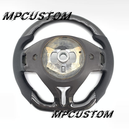 Mpcustom for Maserati Ghibli 2014-2019 carbon fiber steering wheel round top