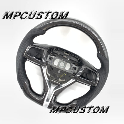 Mpcustom for Maserati Ghibli 2014-2019 carbon fiber steering wheel round top