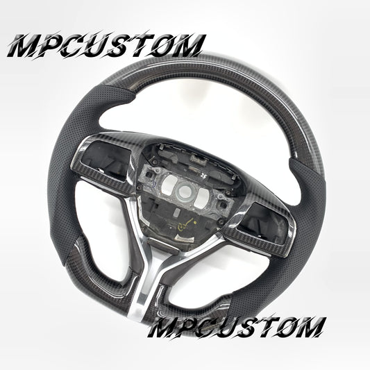 Mpcustom for Maserati Ghibli 2014-2019 carbon fiber steering wheel round top