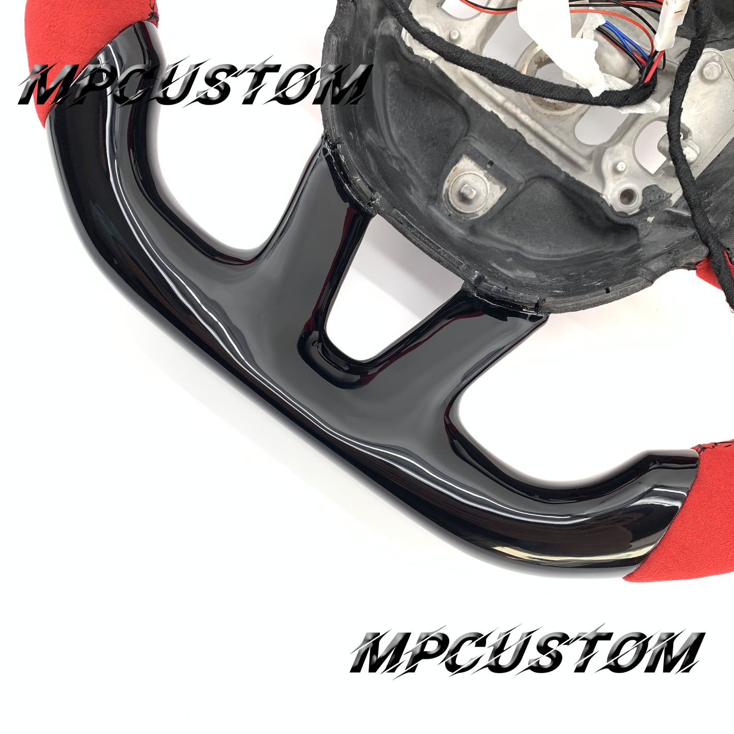 Mpcustom for Dodge SRT Challenger 2015-2021  carbon fiber steering wheel gloss and led