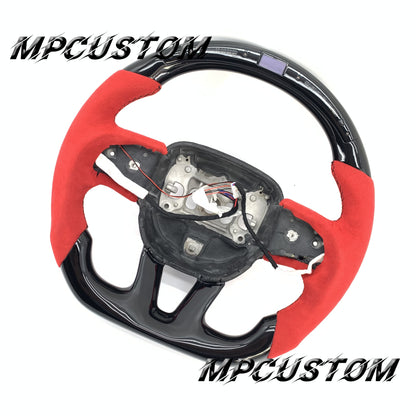 Mpcustom for Dodge SRT Challenger 2015-2021  carbon fiber steering wheel round top