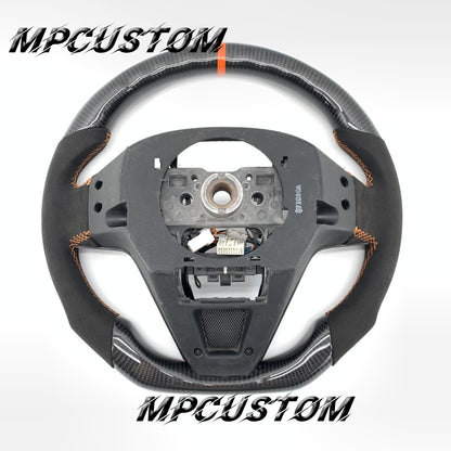 Mpcustom for Honda CRV 2007-2011 carbon fiber steering wheel flat bottom