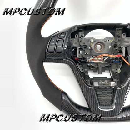 Mpcustom for Honda CRV 2007-2011 carbon fiber steering wheel round top