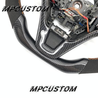 Mpcustom for Honda CRV 2007-2011 carbon fiber steering wheel round top