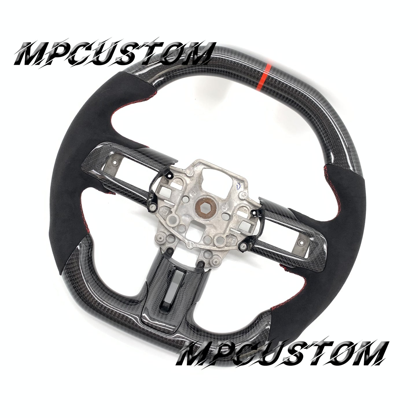 Mpcustom for Ford Mustang 2015-2017 carbon fiber steering wheel Alcantara