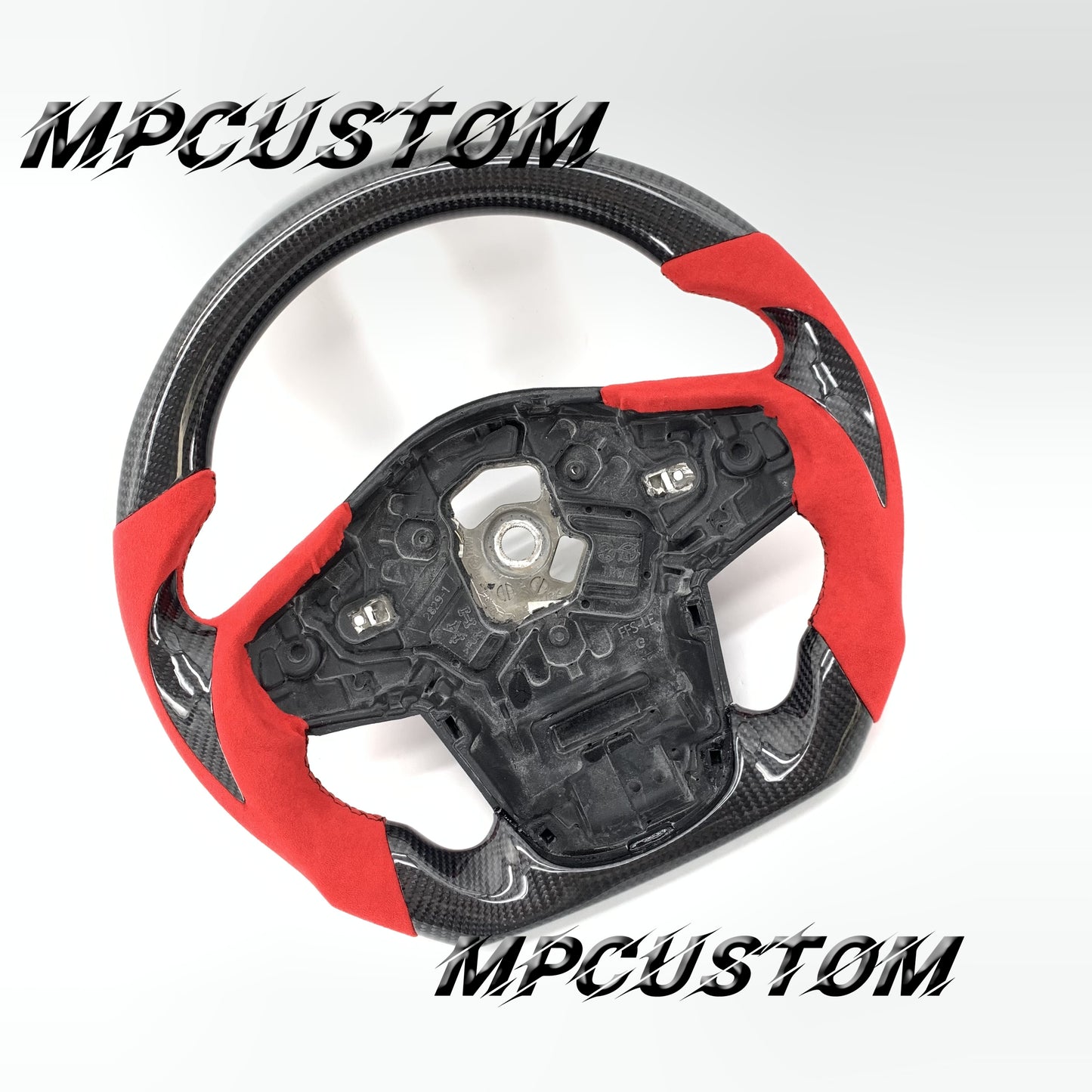 Mpcustom for Toyota Supra 2020 carbon fiber steering wheel Alcantara