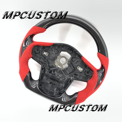 Mpcustom for Toyota Supra 2020 carbon fiber steering wheel gloss and Alcantara
