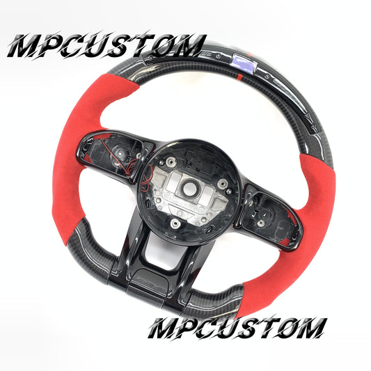 Mpcustom for Mercedes Benz 809AMG carbon fiber steering wheel led