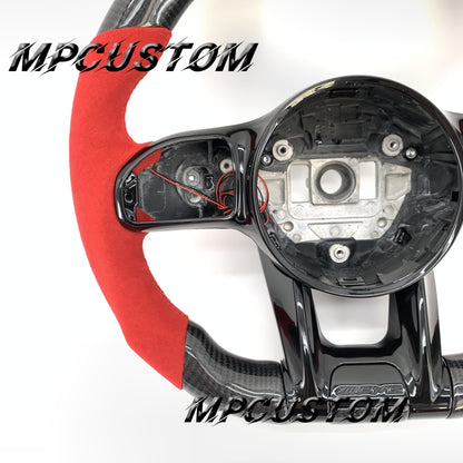 Mpcustom for Mercedes Benz 809AMG carbon fiber steering wheel gloss and led