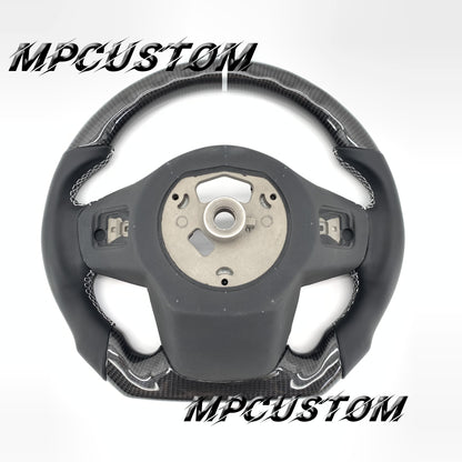 Mpcustom for Toyota Supra 2020 carbon fiber steering wheel flat bottom