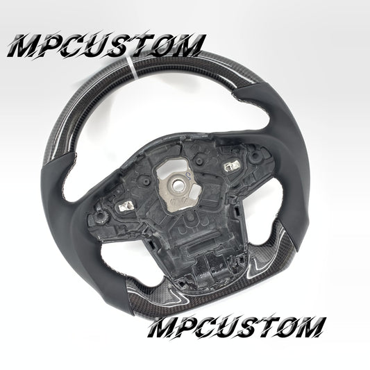 Mpcustom for Toyota Supra 2020 carbon fiber steering wheel flat bottom
