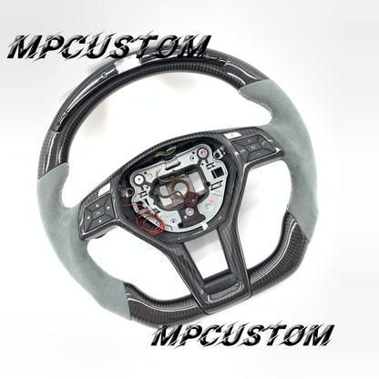 Mpcustom for Mercedes Benz c63 AMG carbon fiber steering wheel gloss