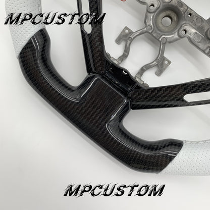 Mpcustom for Infiniti G37 2007-2015 carbon fiber steering wheel gloss and led