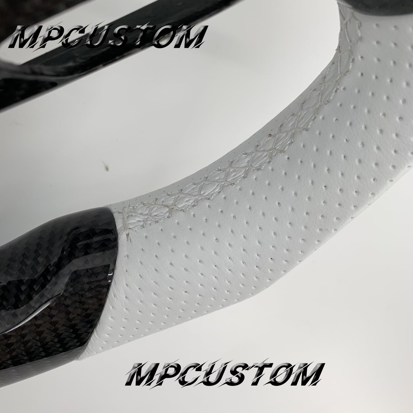 Mpcustom for Infiniti G37 2007-2015 carbon fiber steering wheel gloss and led