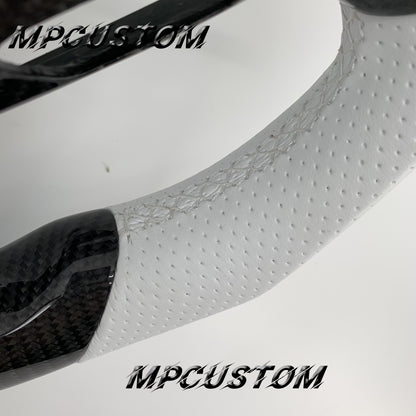 Mpcustom for Infiniti G37 2007-2015 carbon fiber steering wheel gloss and led