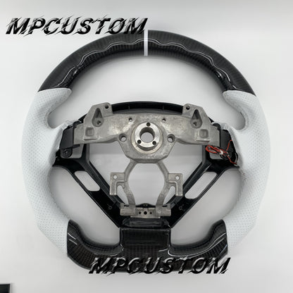Mpcustom for Infiniti G37 2007-2015 carbon fiber steering wheel gloss and led