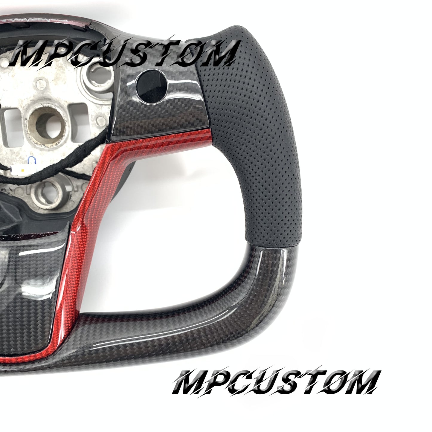 Mpcustom for Tesla model 3 Y carbon fiber steering wheel
