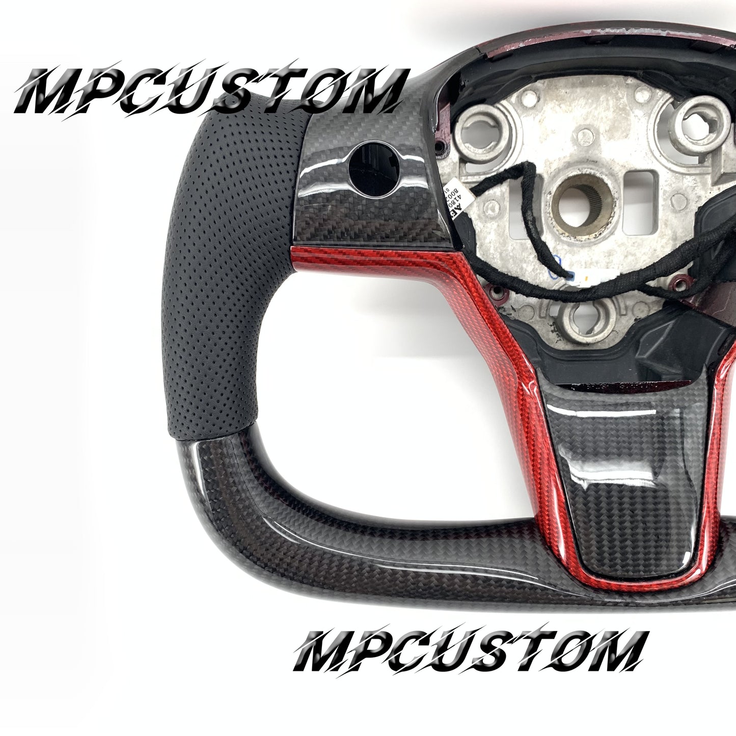 Mpcustom for Tesla model 3 Y carbon fiber steering wheel