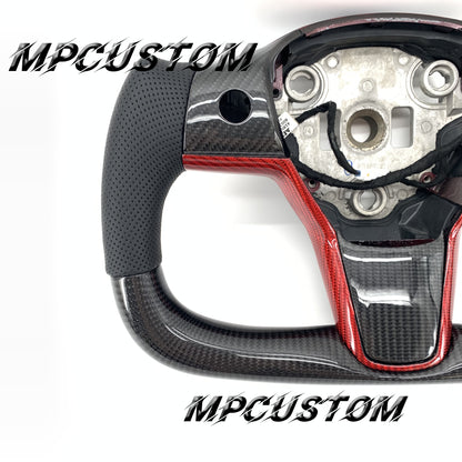 Mpcustom for Tesla model 3 Y carbon fiber steering wheel