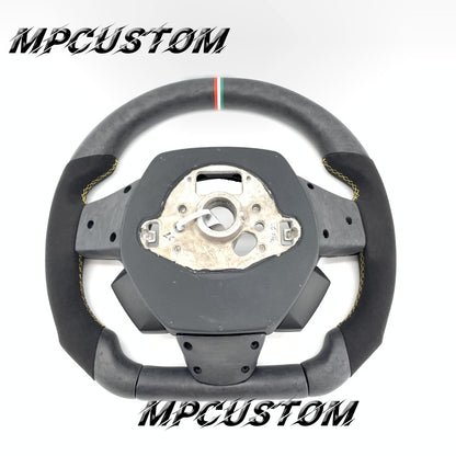 Mpcustom for Lamborghini Huracan 2014-2021 carbon fiber steering wheel round top