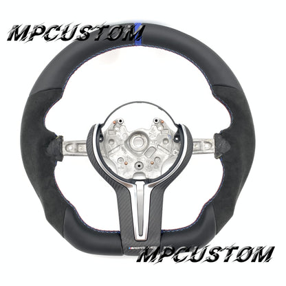 Mpcustom for BMW 3 series F30/F31/F35 carbon fiber steering wheel blue stripe line