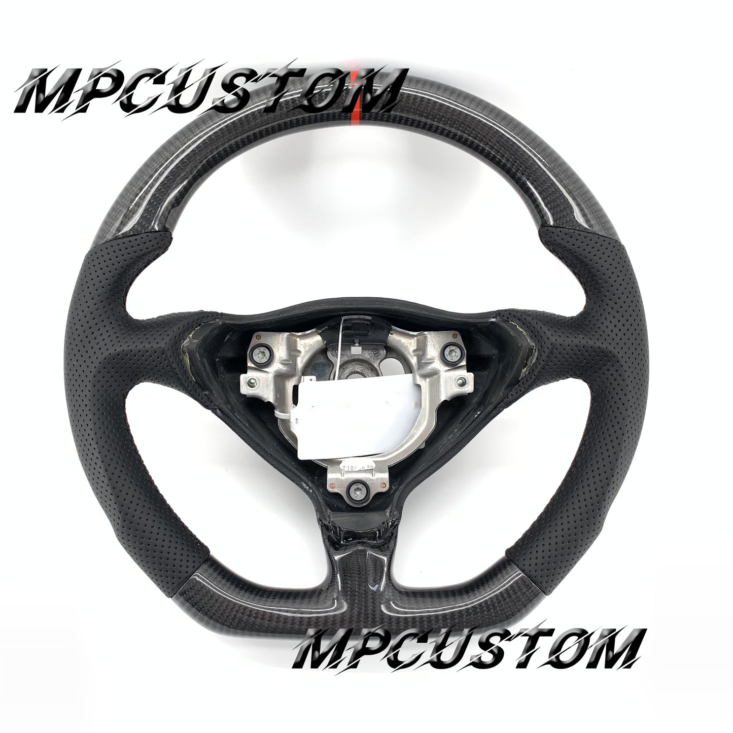 Mpcustom for Porsche 996 carbon fiber steering wheel gloss and round top